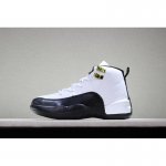 Kid's Air Jordan 12 "Taxi" White/Black-Taxi