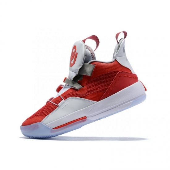 2019 Air Jordan 33 XXXIII University Red/White-Grey For Sale - Click Image to Close