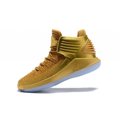 New Air Jordan 32 "Metallic Gold" Men's Basketball Shoes