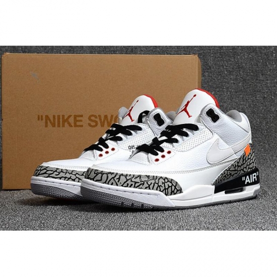 2018 Off-White x Air Jordan 3 "White Cement" Free Shipping - Click Image to Close