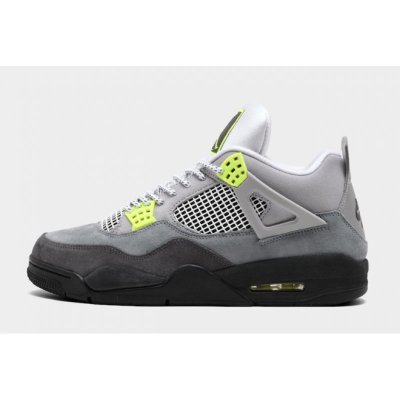 2020 Air Jordan 4 SE "Neon" Cool Grey/Volt-Wolf Grey-Anthracite
