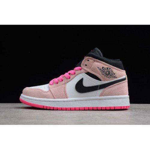 Girls Air Jordan 1 Mid SE "Crimson Tint" 852542-801 For Sale