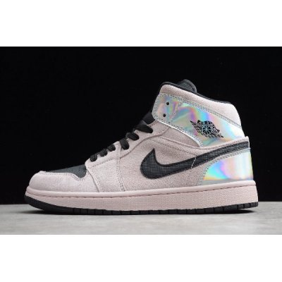 2020 Air Jordan 1 Mid Dirty Powder Iridescent BQ6472-602