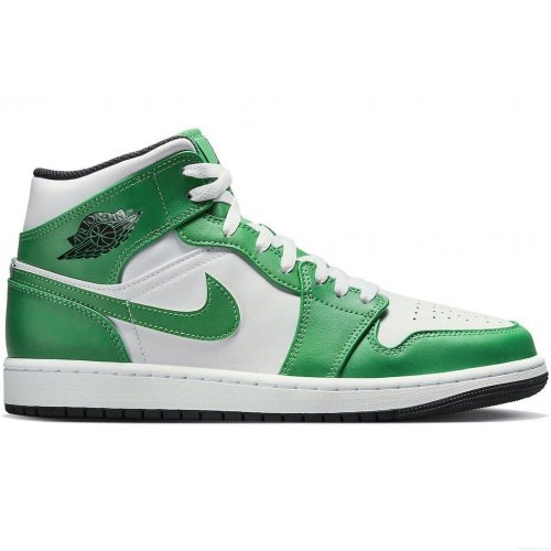 Jordan 1 Mid Lucky Green