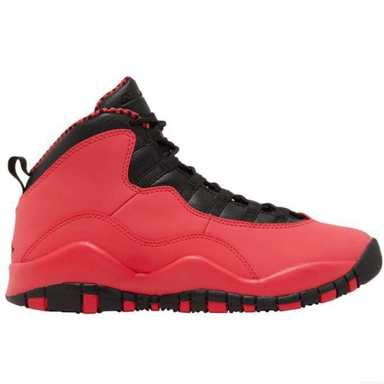 Jordan 10 Retro Fusion Red (GS) - Click Image to Close