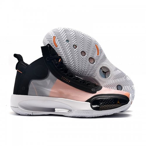 2020 Air Jordan 34 GS Black/Orange/Pink-White For Sale