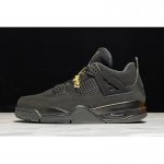 2020 Air Jordan 4 Retro "Black Cat" Black/Black-Light Graphite C